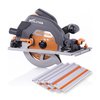 Evolution 7-1/4" 15 Amp Multi Material Circular Track Saw Kit R185CCSX